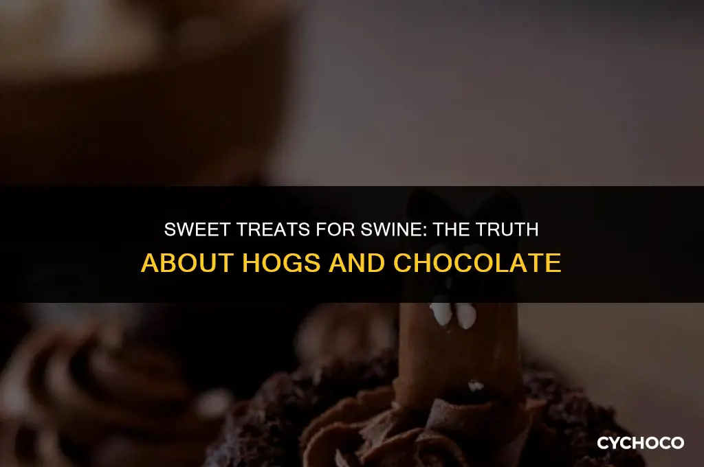 can hogs have chocolate