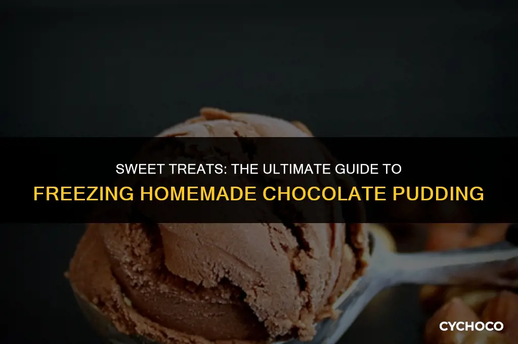 can homemade chocolate pudding be frozen