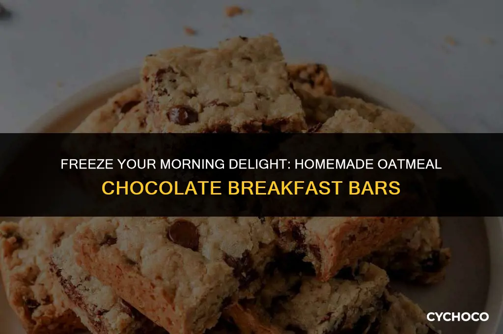 can homemade oatmeal chocolate breakfast bars be frozen