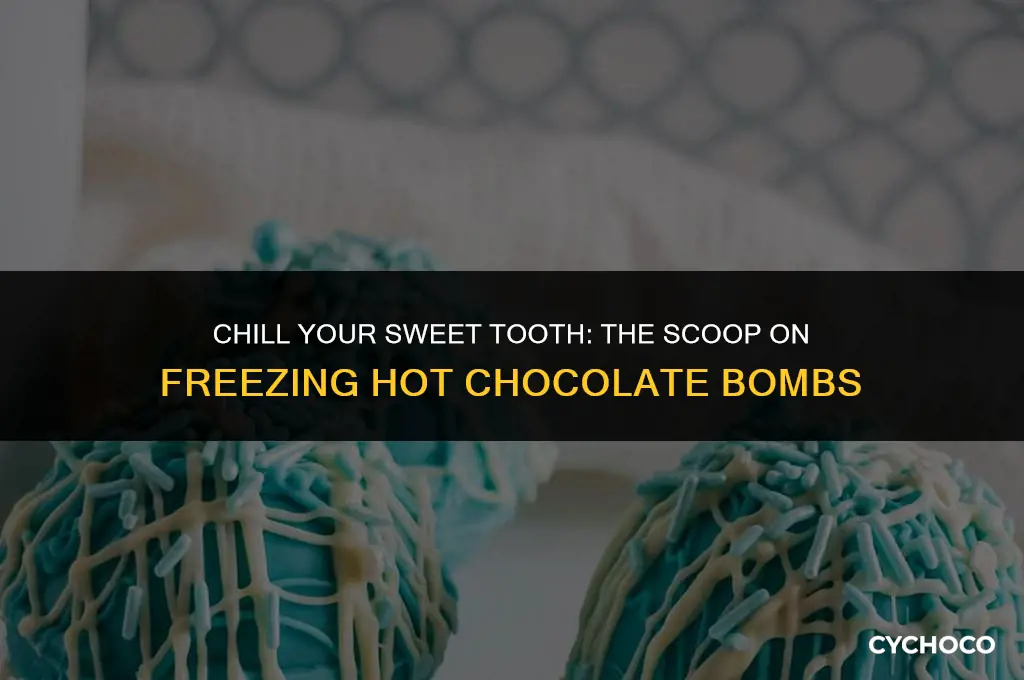 can hot chocolate bombs be frozen