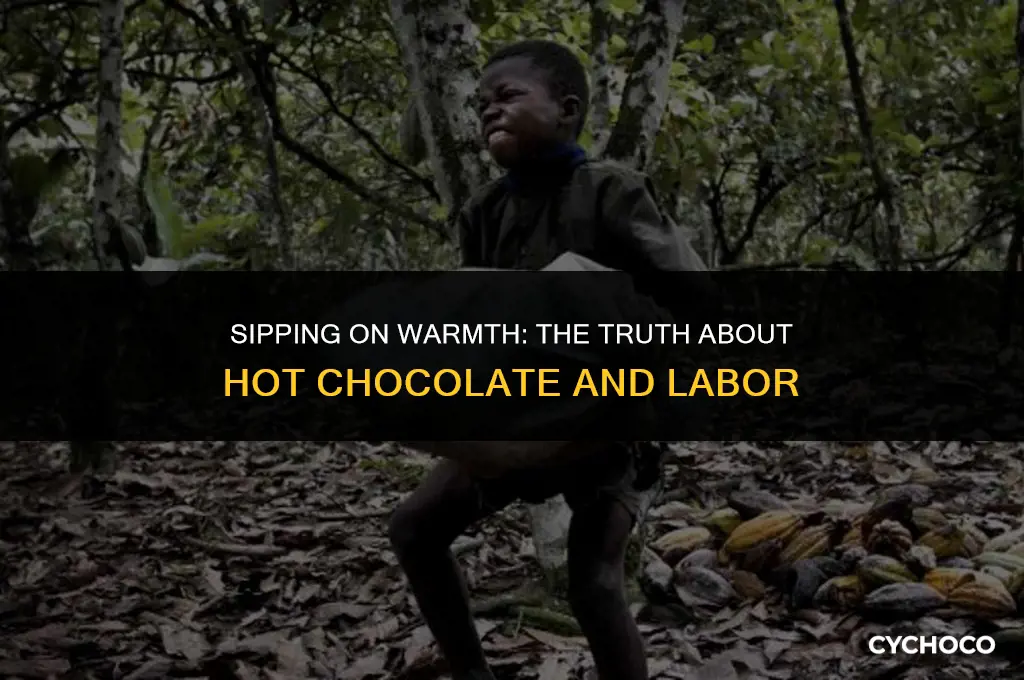can hot chocolate bring on labor