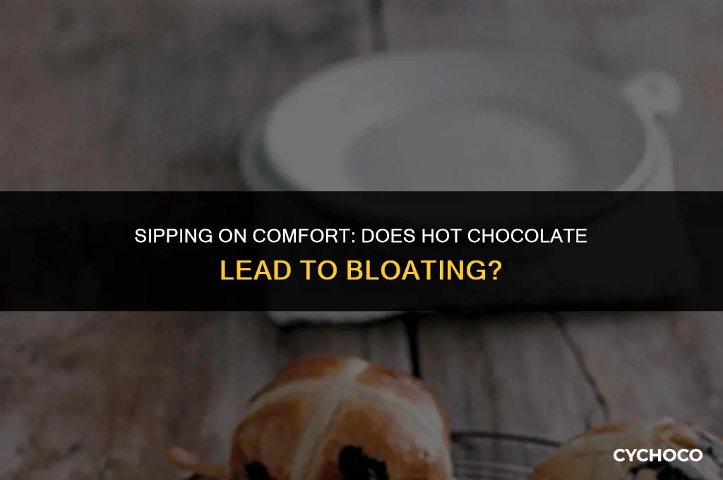 can hot chocolate cause bloating