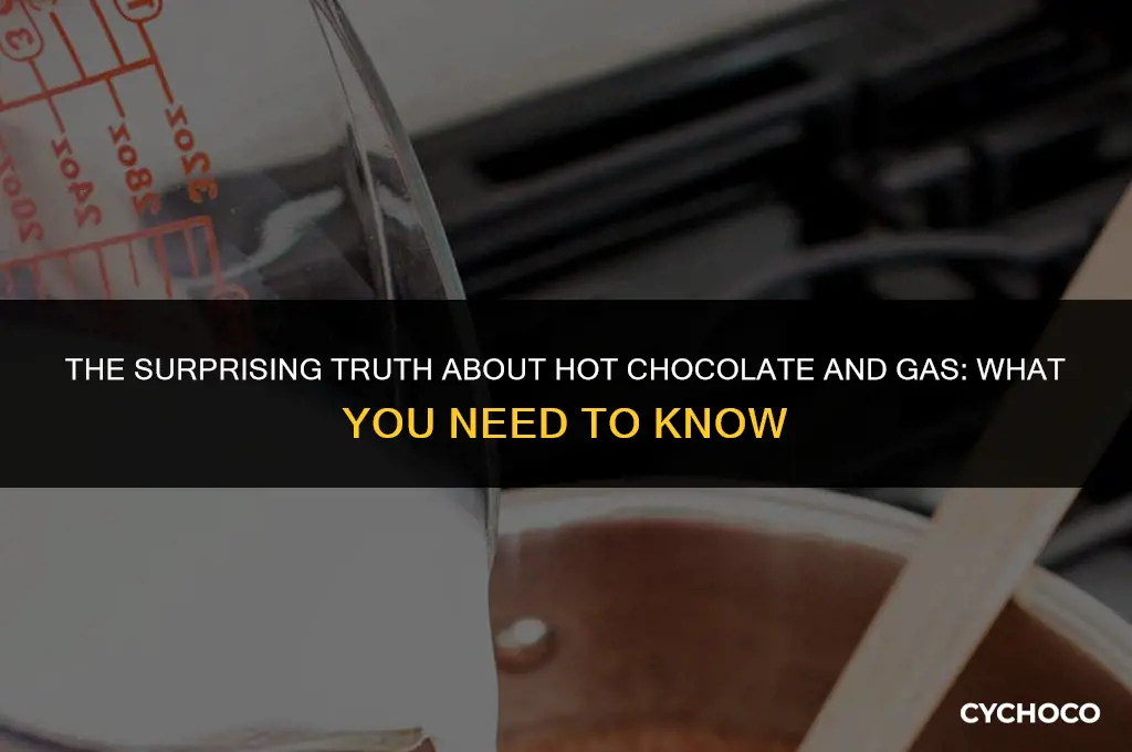 can hot chocolate cause gas