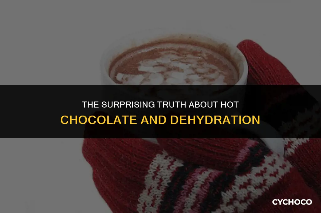 can hot chocolate dehydrate you