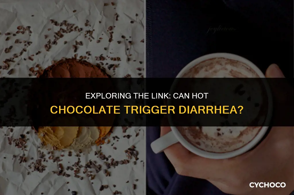 can hot chocolate drink cause diarea