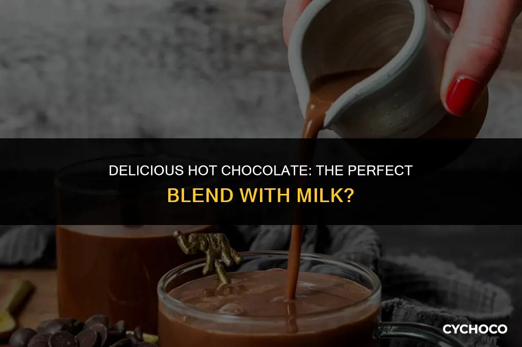 can hot chocolate have milk