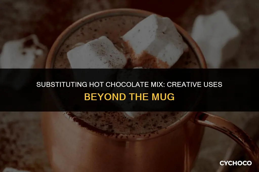 can hot chocolate mix be used instead of