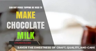 Sweet Experiment: Can Hot Fudge Topping Transform Milk into Chocolate Milk?