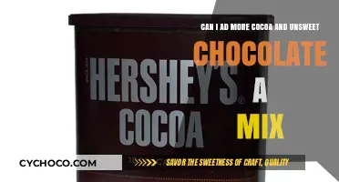 Sweetening the Deal: Cocoa and Unsweet Chocolate Mix Ideas