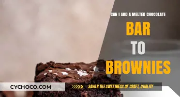 Decadent Brownie Delight: Melting Chocolate Bars into Perfection