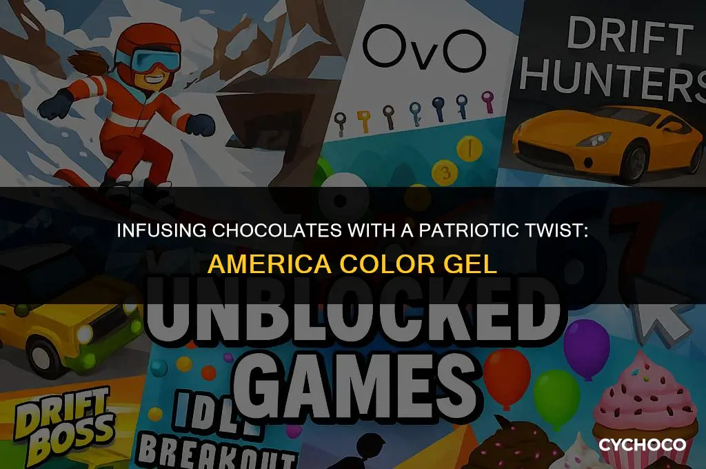 can i add america color gel to chocolate