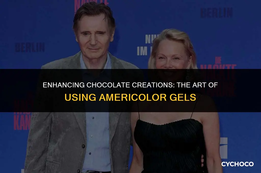 can i add americolor gels to chocolate