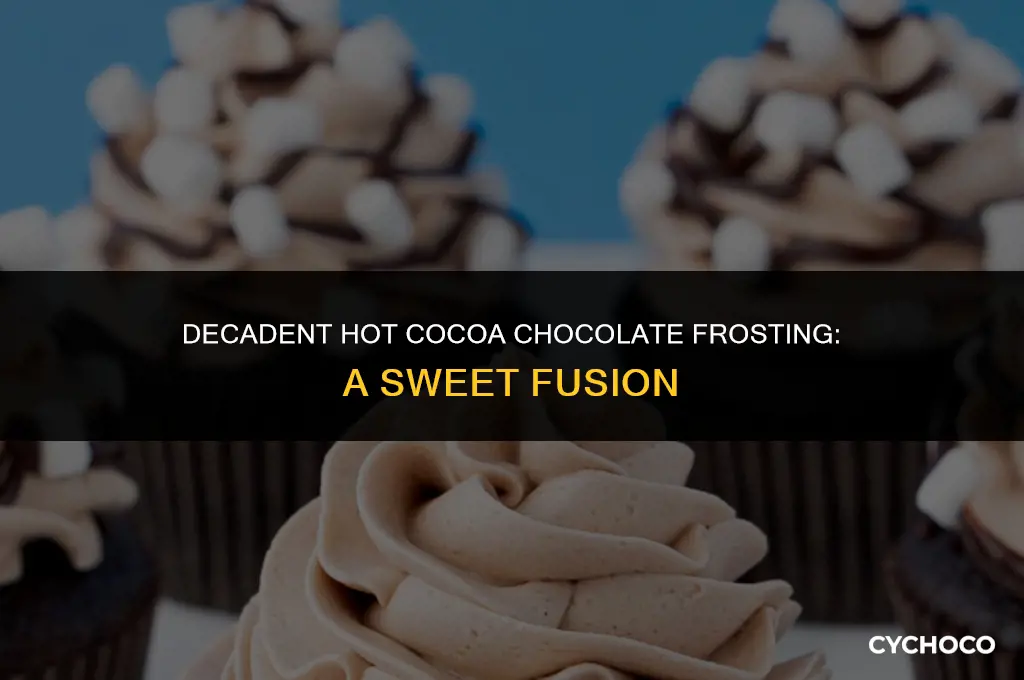 can i make chocolate frosting with hot cocoa