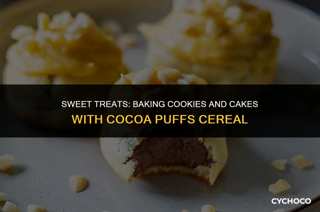 can i make cookies or cake with cocoa puffs cereal