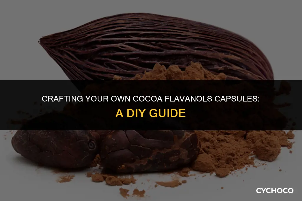 can i make my own cocoa flavanols capsules