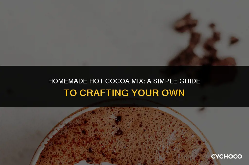 can i make my own hot cocoa mix