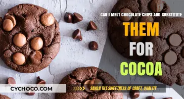 Sweet Substitutions: Can You Melt Chocolate Chips and Use Them in Place of Cocoa?