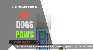 Is Cocoa Butter Safe for Your Dog's Paws? Find Out Here