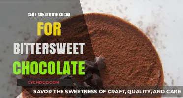 Sweet Swaps: Can Cocoa Powder Replace Bittersweet Chocolate?