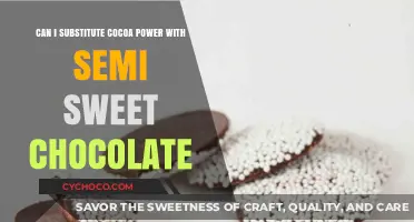Sweet Swaps: Semi-Sweet Chocolate as a Cocoa Powder Substitute
