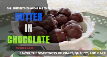 Substituting Coconut Oil for Cocoa Butter in Chocolate: Is It Possible?