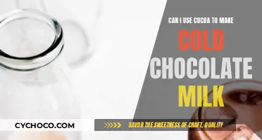 Chilled Chocolate Delight: Using Cocoa for Cold Milk Treats