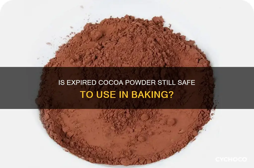 can i use expired cocoa powder