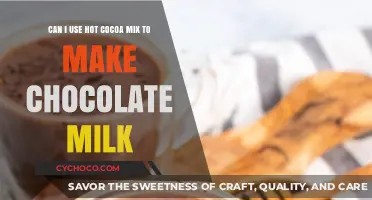 Sweet Swap: Can Hot Cocoa Mix Double as Chocolate Milk?