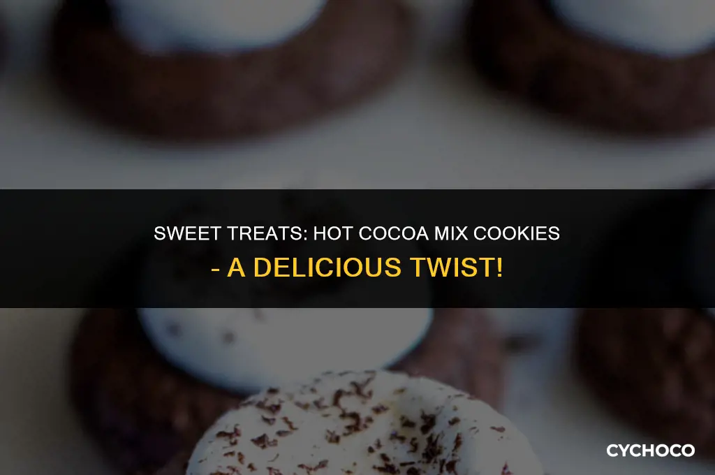 can i use hot cocoa mix to make cookies