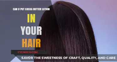 Nourishing Your Locks: The Benefits of Cocoa Butter Lotion for Hair Care