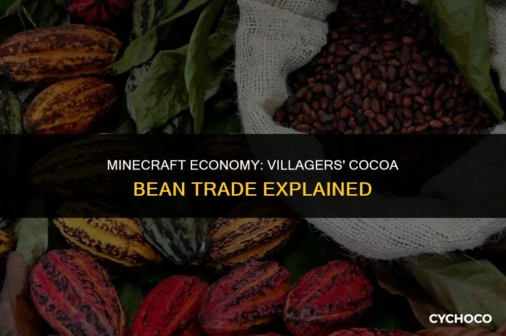 can villagers trade cocoa beans minecrsft