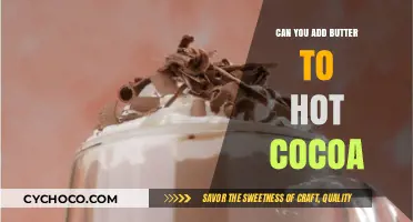 Indulgent Twist: Enriching Hot Cocoa with a Pat of Butter