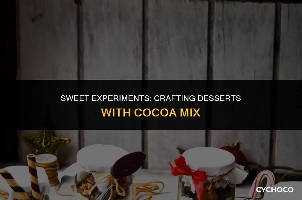 can you make a dessert with cocoa mix