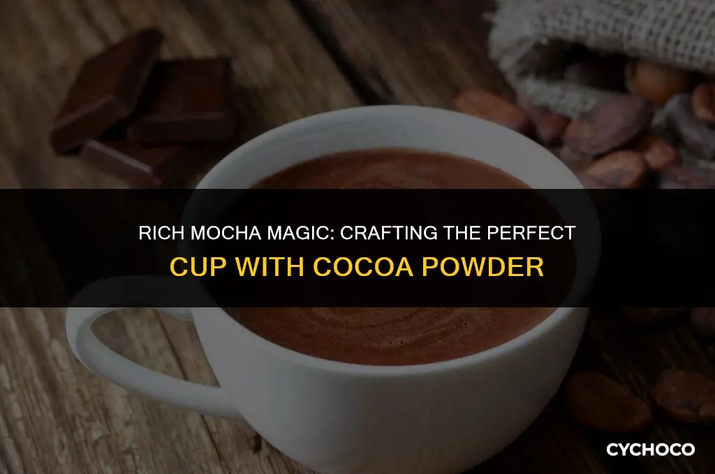 can you make a mocha with cocoa powder