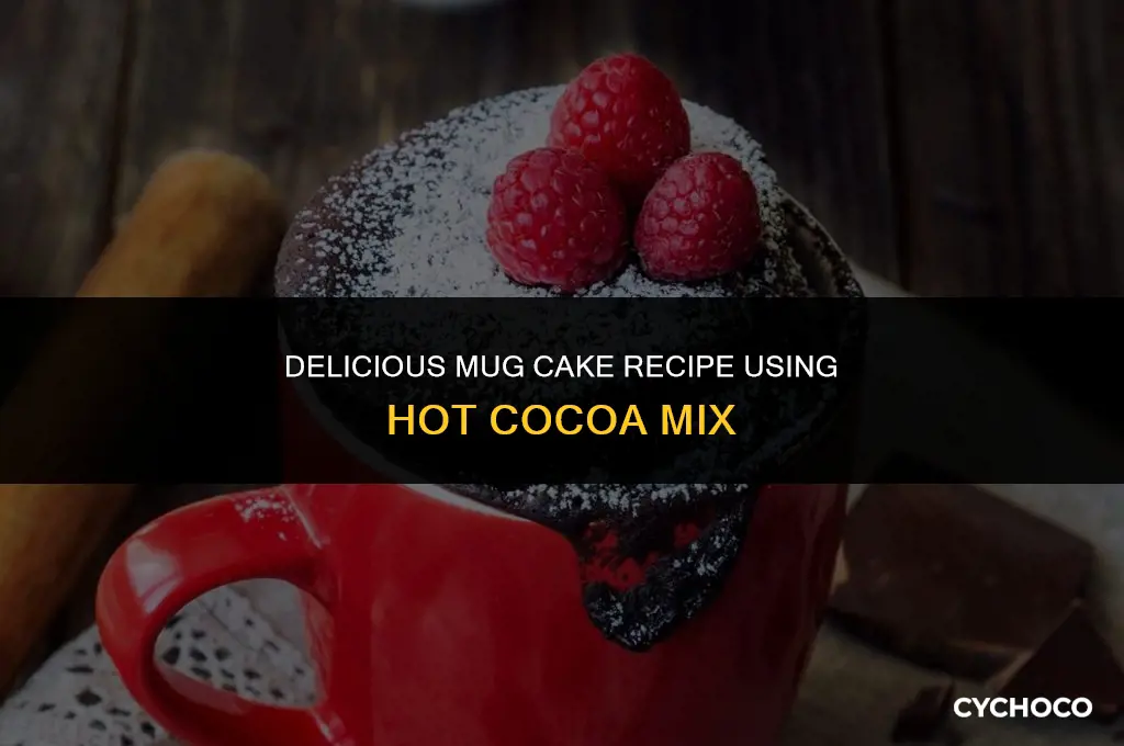 can you make a mug cake with hot cocoa mix