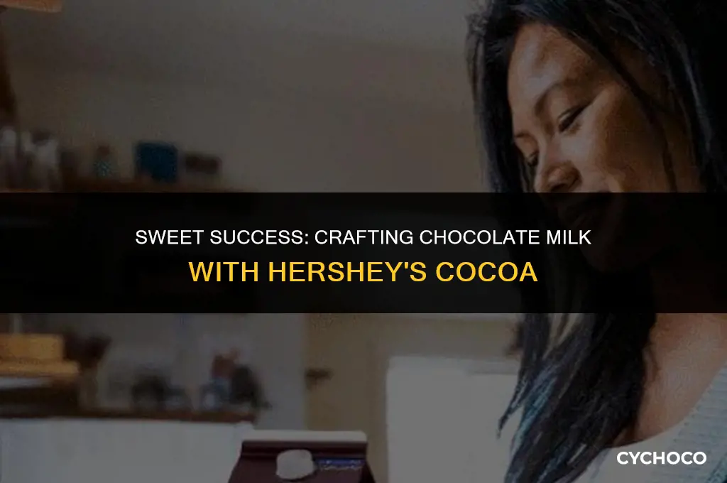 can you make chocolate milk with hershey