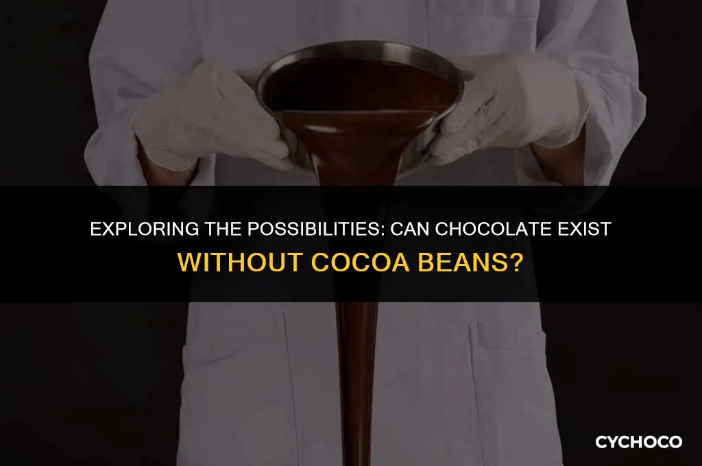 can you make chocolate without cocoa beans