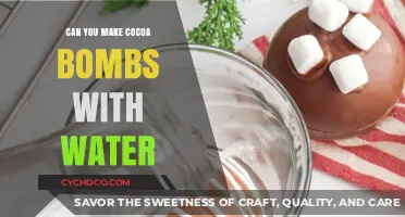Exploring the Art of Cocoa Bombs: Water as a Key Ingredient?