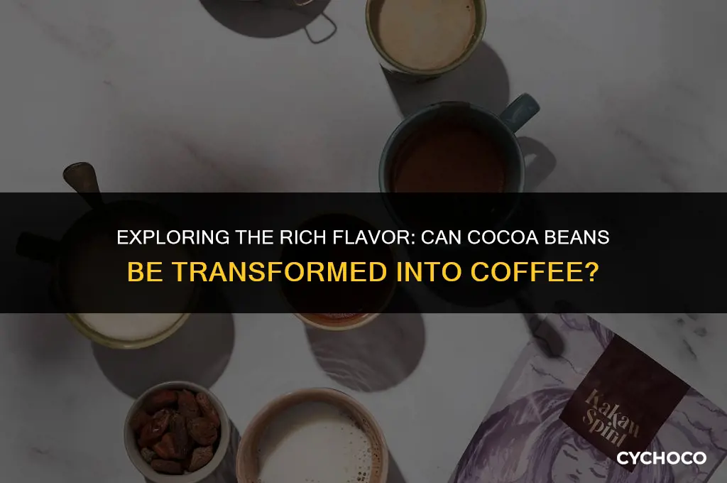 can you make coffee from cocoa beans