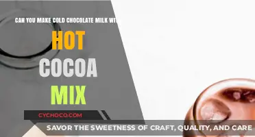 Chill Out: Crafting Cold Chocolate Milk with Hot Cocoa Mix