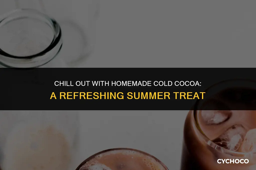 can you make cold cocoa