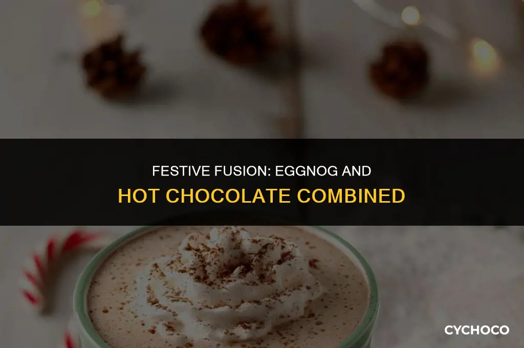 can you make hot chocolate with eggnog