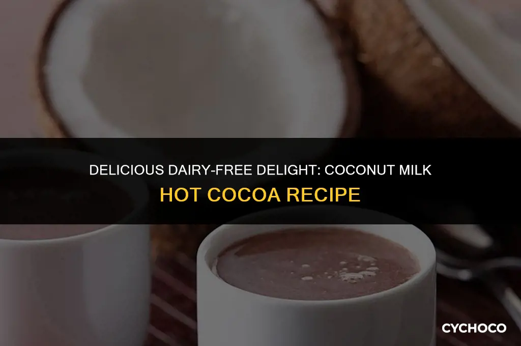 can you make hot cocoa with coconut milk