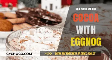 Festive Fusion: Eggnog's Creamy Twist on Classic Hot Cocoa