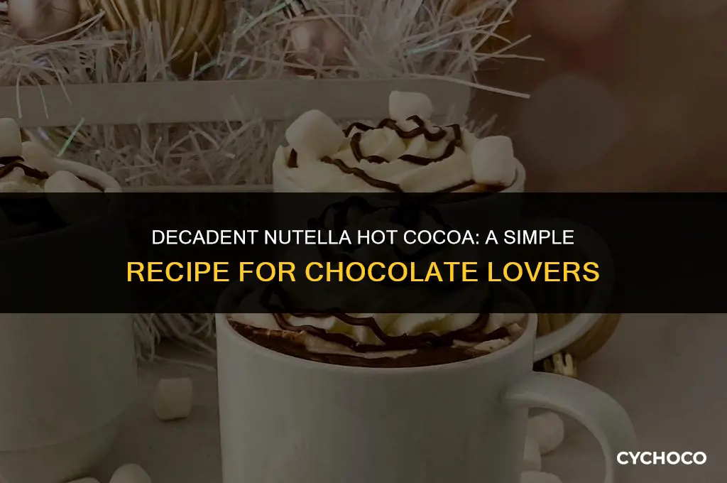 can you make hot cocoa with nutella
