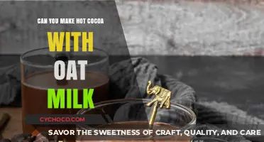 Delicious Dairy-Free Delight: Hot Cocoa with Oat Milk