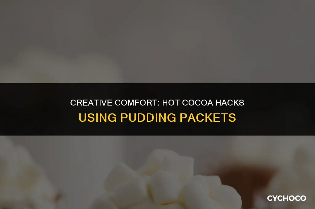 can you make hot cocoa with pudding packets