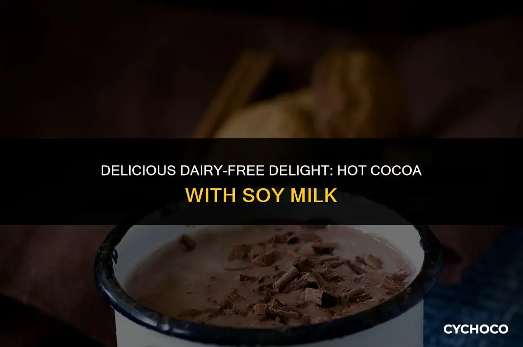 can you make hot cocoa with soy milk