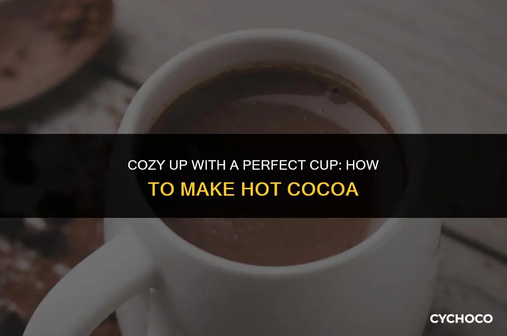 can you make hot cocoa