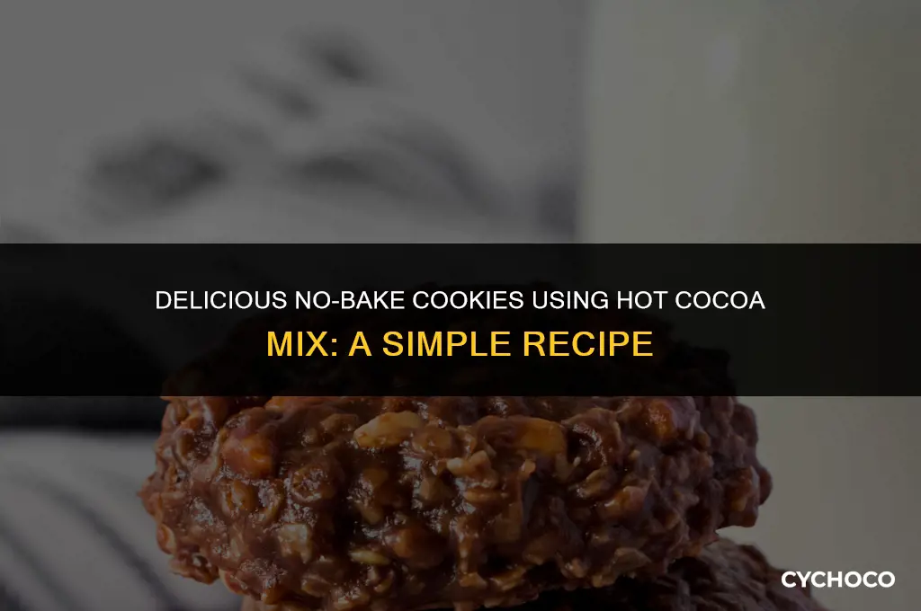 can you make no bake cookies with hot cocoa mix